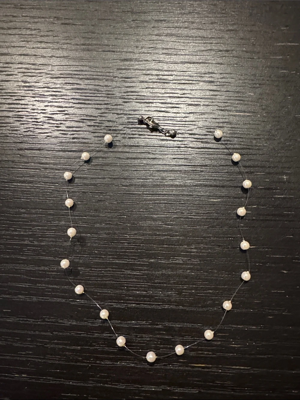 Lia Sophia Lia Vintage Sophia Pearlette Single Strand Floating Illusion Necklace